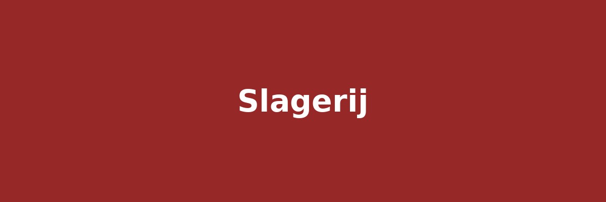 Slagerij
